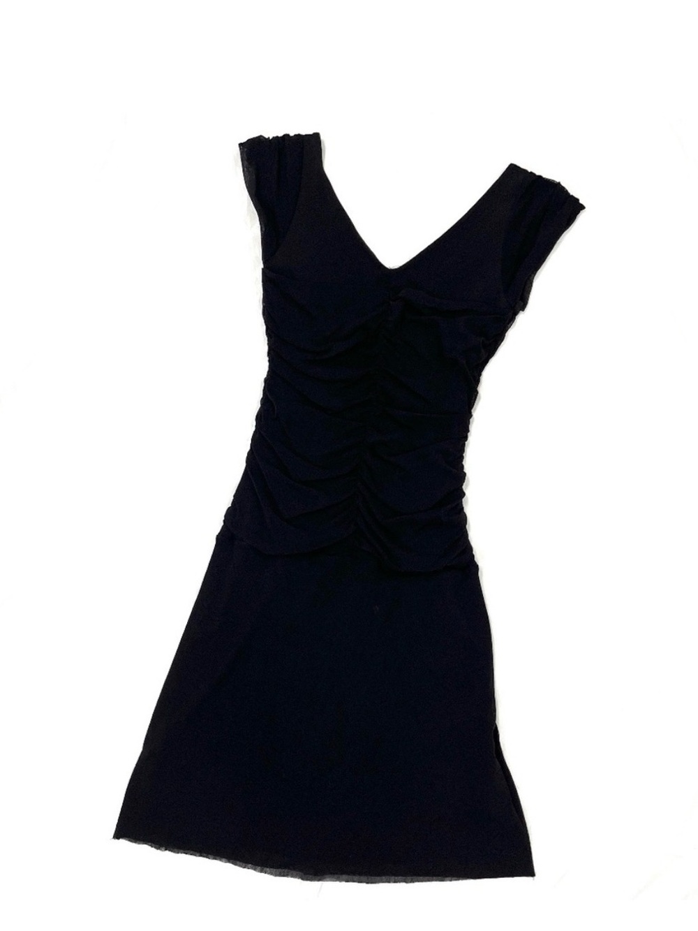 Weston Wear BodyCon Little Black Dress with Ruched Front, Size Medium - Picture 5 of 6